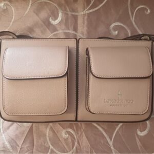 London Fog Evelyn Multi Crossbody in rare blush